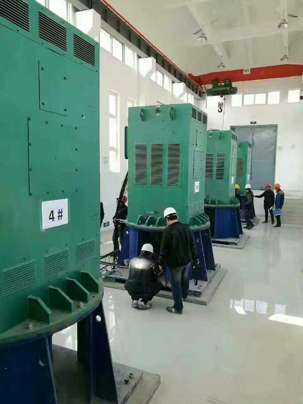 兵团一零三团某污水处理厂使用我厂的立式高压电机安装现场安装尺寸